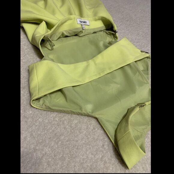 ELIZABETH and JAMES Halter backless Neon Dress - Picture 8 of 8